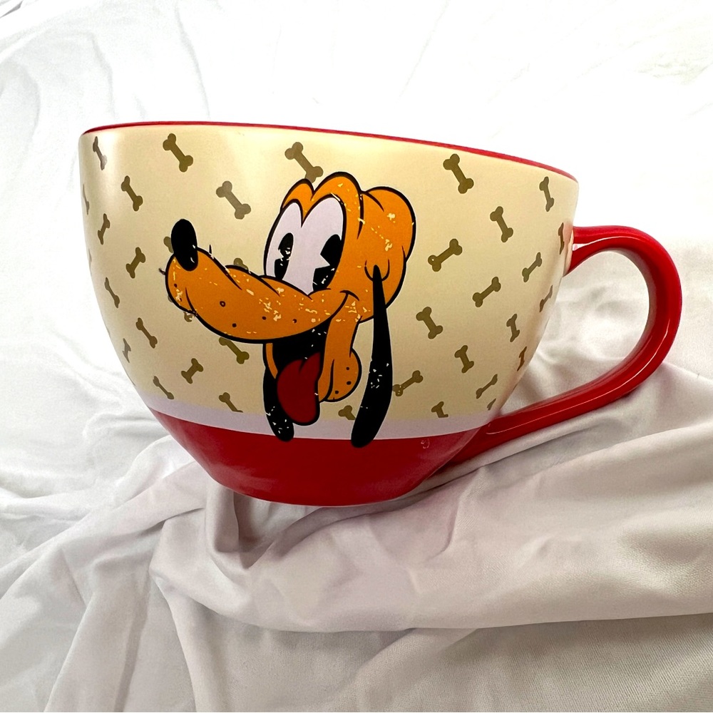 ORIGINAL DISNEY PARKS Pluto Cappuccino/Coffee/Soup Mug, 20 oz, no box